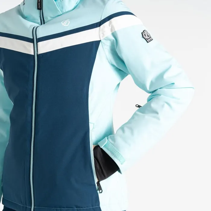 Flurry Ski Jacket Moonlight Denim Blue Women Dare 2b Softshell Jackets
