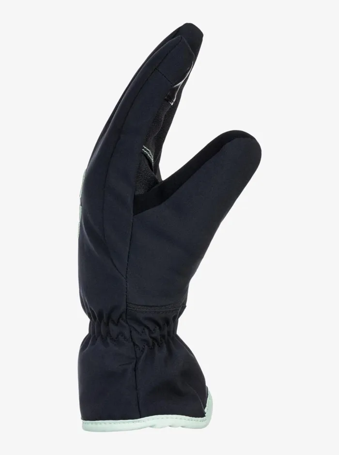 Freshfield 8211 Technical SnowboardSki Gloves For Girls True Black Kids Roxy Snow