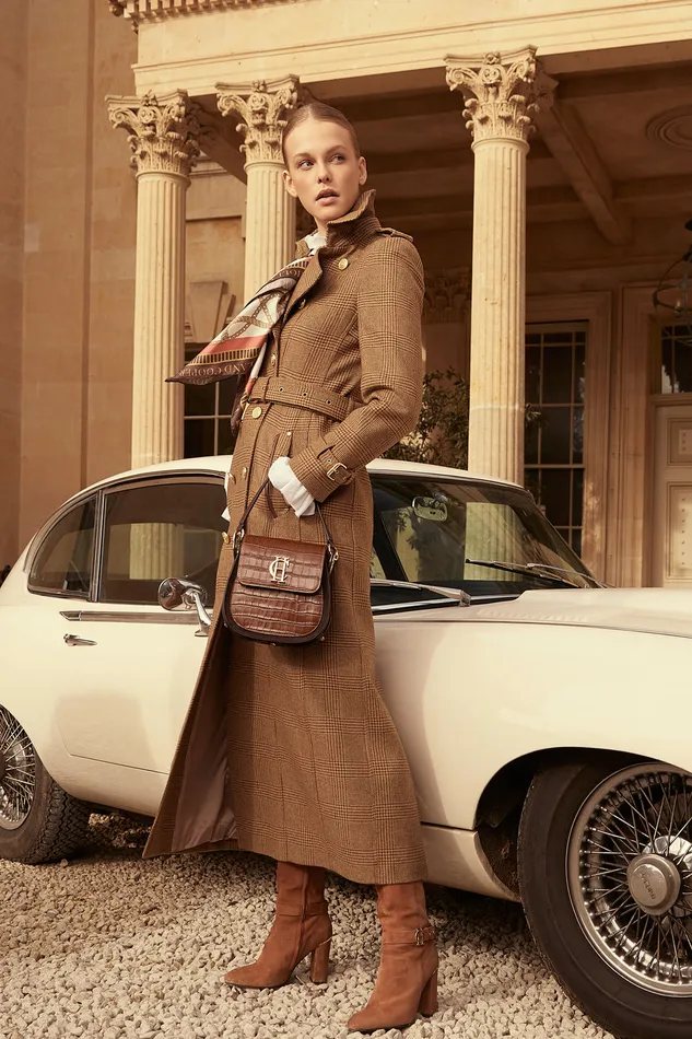 Full Length Marlborough Trench Coat Tawny Women Holland Cooper Coats