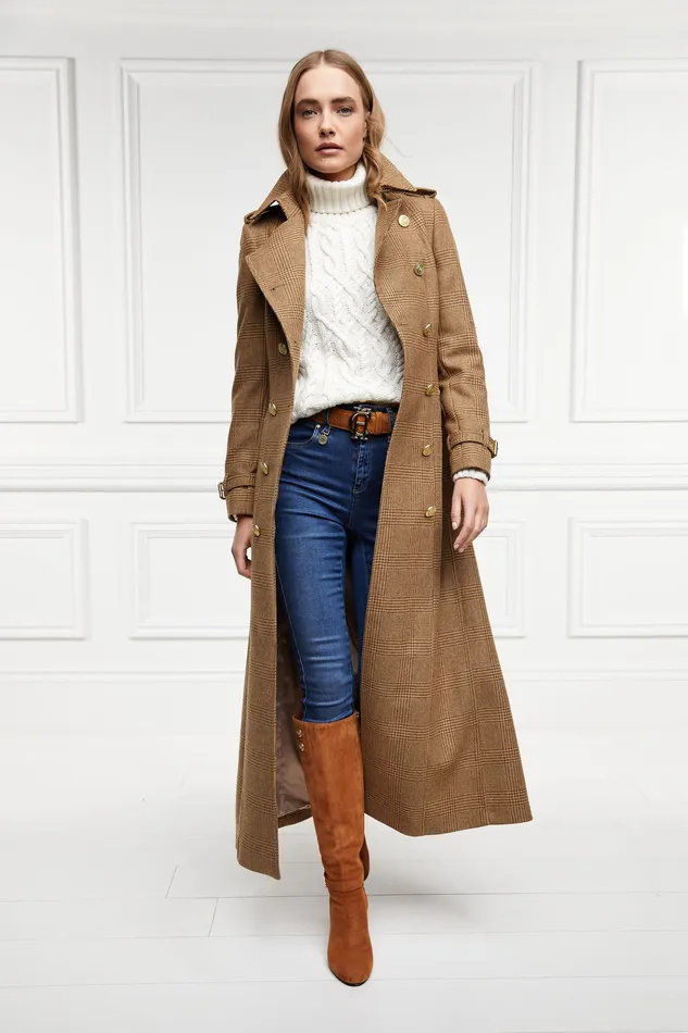 Full Length Marlborough Trench Coat Tawny Women Holland Cooper Coats