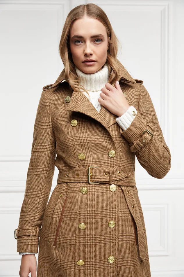Full Length Marlborough Trench Coat Tawny Women Holland Cooper Coats