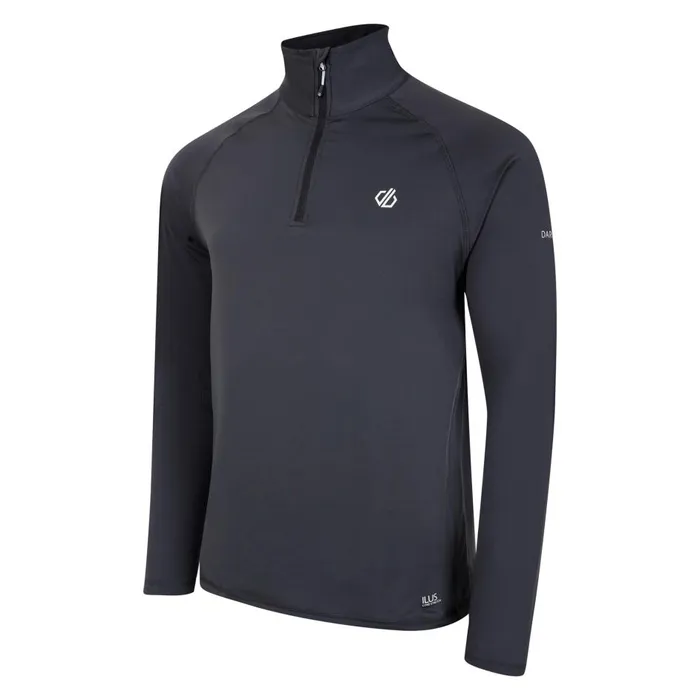 Fuse Up II Recycled Lightweight Core Stretch Midlayer Ebony Grey Men Dare 2b Fleece