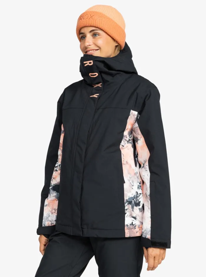 Galaxy 8211 Snow Jacket Peach Pink Big Dreamy Picture Women Roxy Jackets and Coats