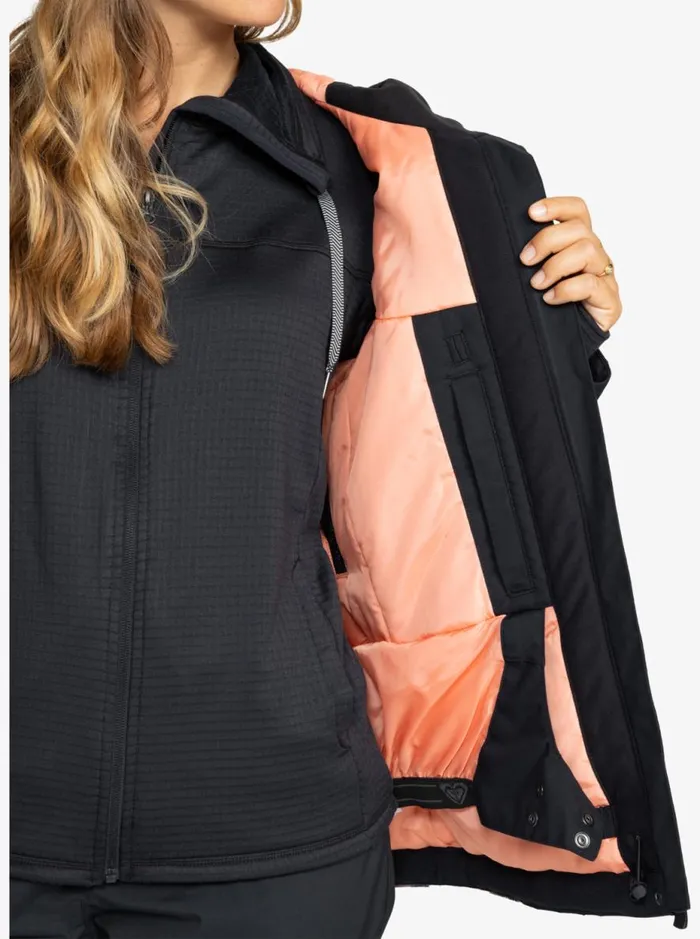 Galaxy 8211 Snow Jacket Peach Pink Big Dreamy Picture Women Roxy Jackets and Coats
