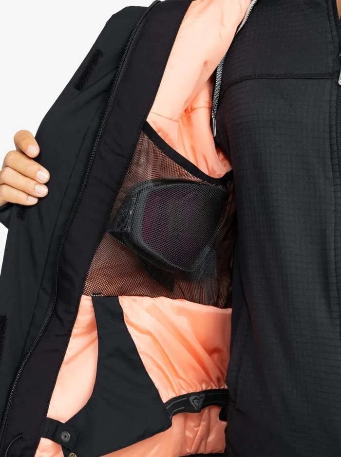 Galaxy 8211 Snow Jacket Peach Pink Big Dreamy Picture Women Roxy Jackets and Coats