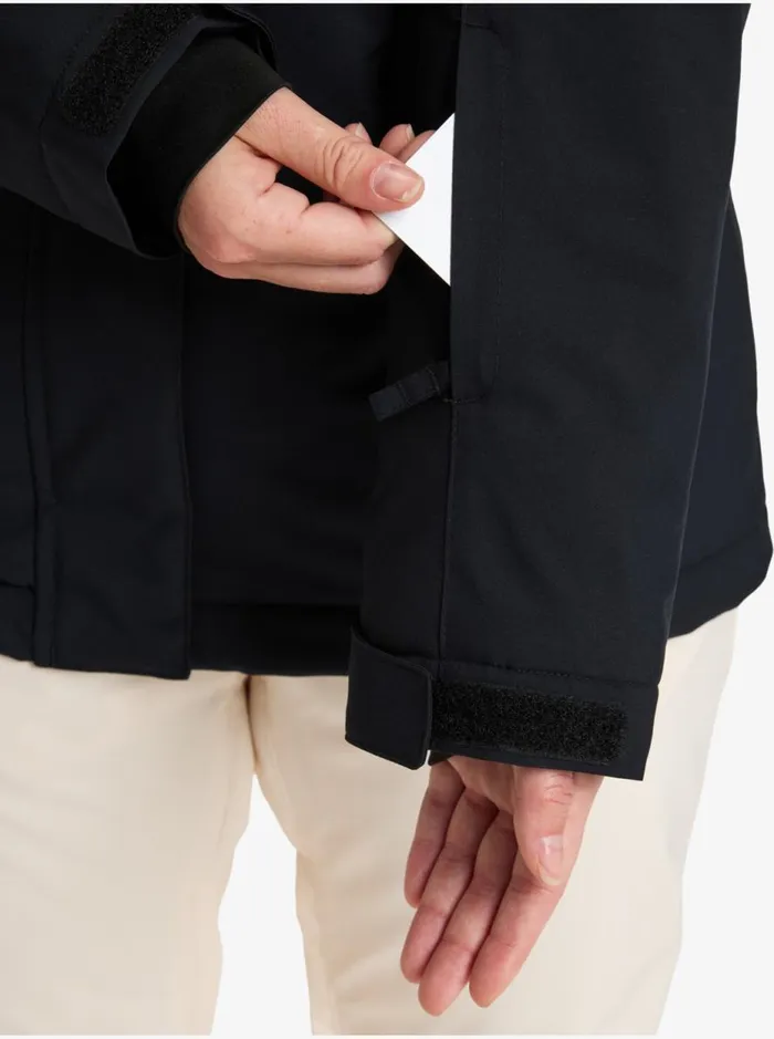 Galaxy 8211 Snow Jacket True Black Women Roxy Jackets and Coats