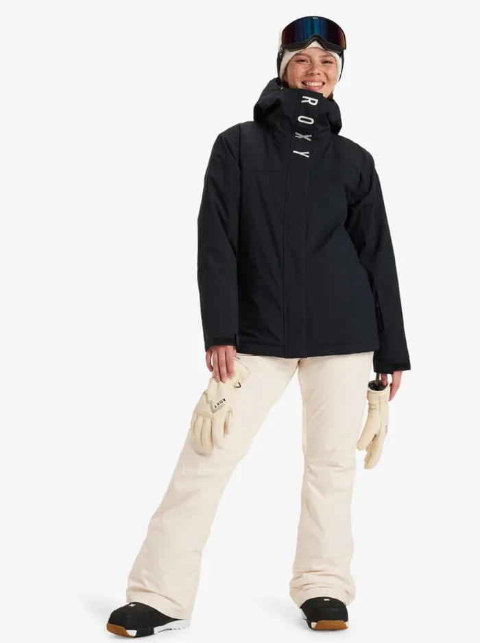 Galaxy 8211 Snow Jacket True Black Women Roxy Jackets and Coats