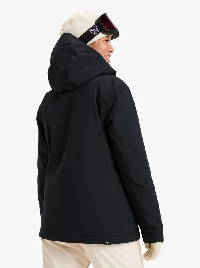 Galaxy 8211 Snow Jacket True Black Women Roxy Jackets and Coats