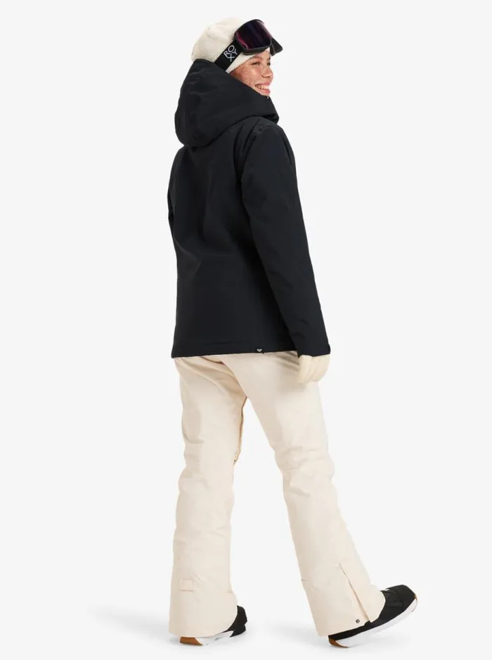 Galaxy 8211 Snow Jacket True Black Women Roxy Jackets and Coats