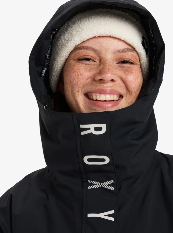 Galaxy 8211 Snow Jacket True Black Women Roxy Jackets and Coats