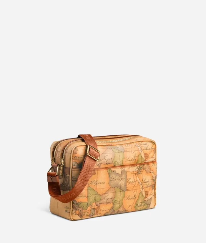 Geo Classic Medium Messenger Bag Man Alviero Martini Crossbody and Messenger Bags