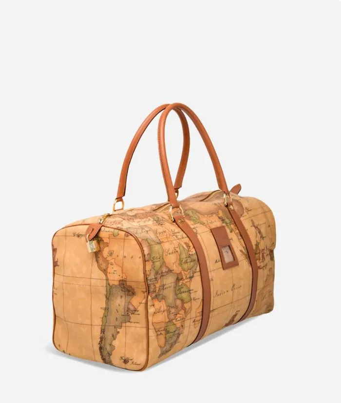 Geo Classic Travel Bag With Zipper Man Alviero Martini Travel Bags