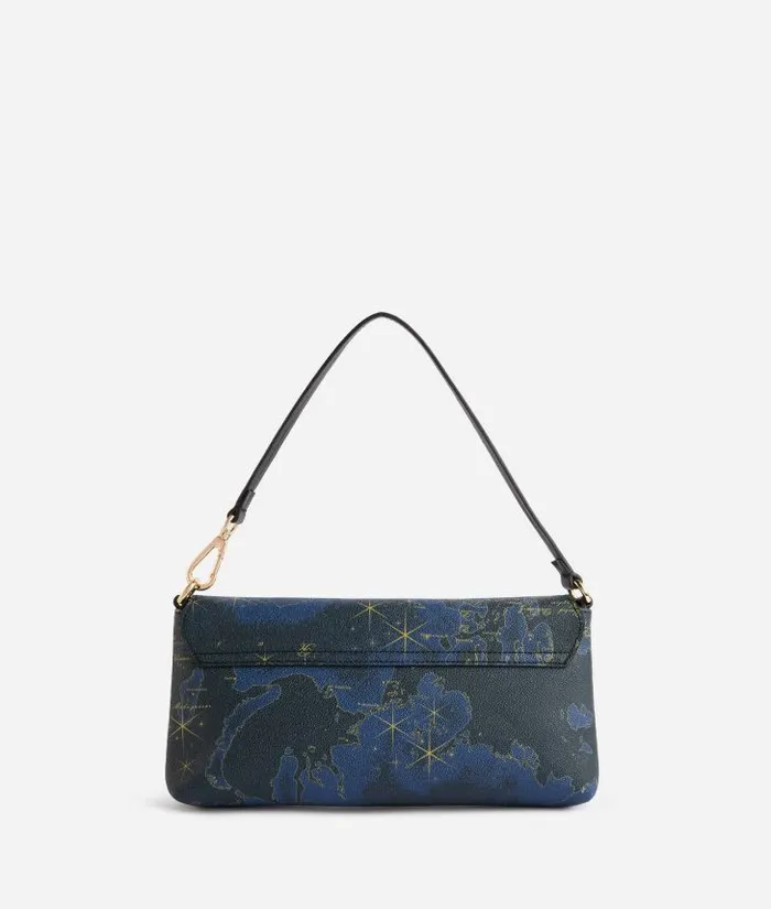 Geo Midnight Flap Pouch Night Blue Woman Alviero Martini Mini Bags and Pouches