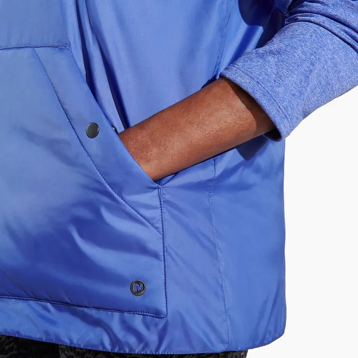 Geotex Insulated Vest Baja Blue Women Merrell Tops