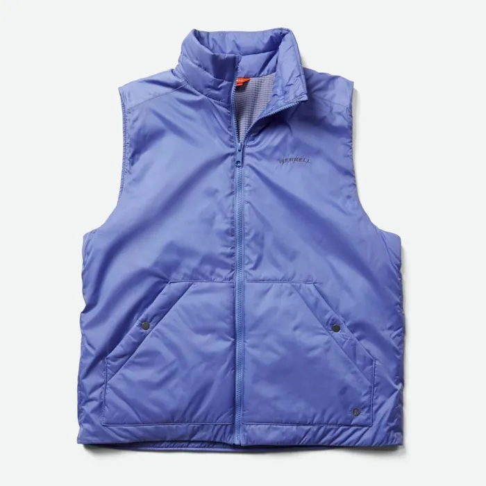 Geotex Insulated Vest Baja Blue Women Merrell Tops