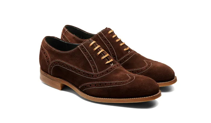 Grant 8211 Spice Suede Mens Barker Shoes Mens Brogues