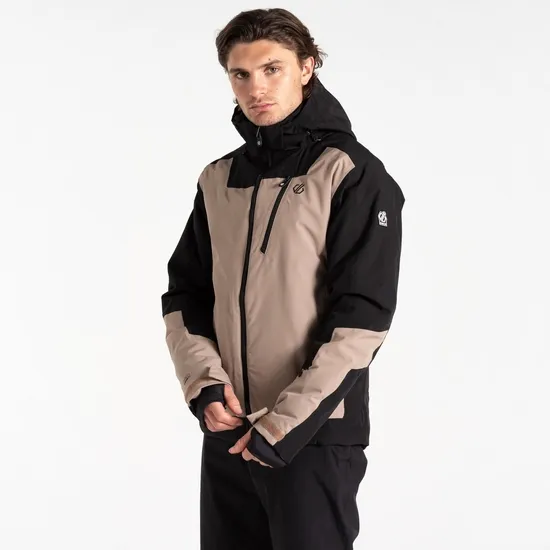 Halfpipe II Ski Jacket Black Grey Men Dare 2b Ski Jackets