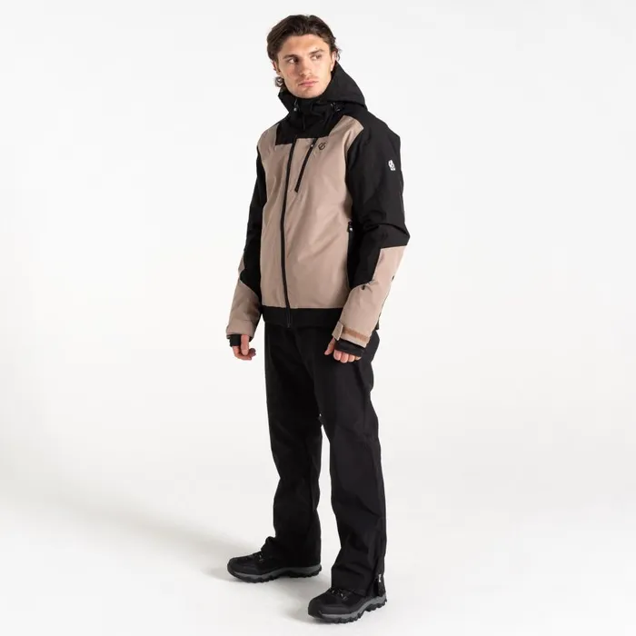 Halfpipe II Ski Jacket Black Grey Men Dare 2b Ski Jackets