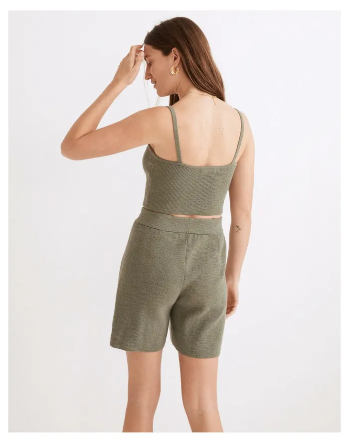 Halstead Square Neck Sweater Tank Distant Grove Women Madewell Sweaters Halstead Square Neck Sweater Tank Distant Grove Women Madewell Sweaters