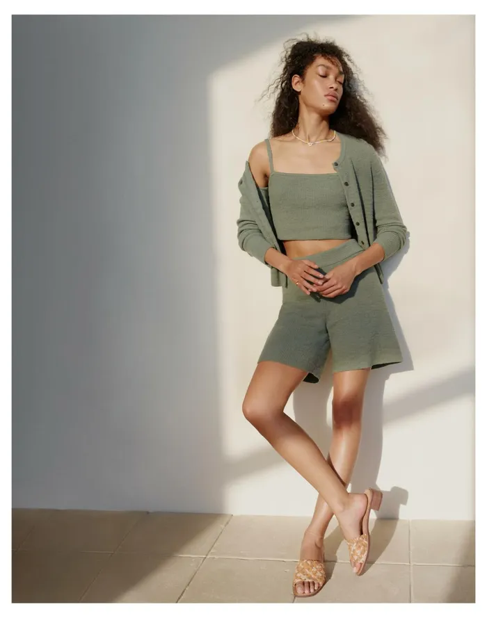 Halstead Square Neck Sweater Tank Distant Grove Women Madewell Sweaters Halstead Square Neck Sweater Tank Distant Grove Women Madewell Sweaters