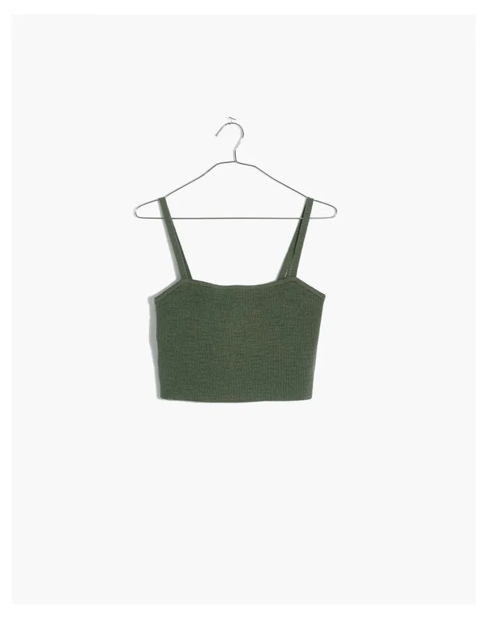 Halstead Square Neck Sweater Tank Distant Grove Women Madewell Sweaters Halstead Square Neck Sweater Tank Distant Grove Women Madewell Sweaters