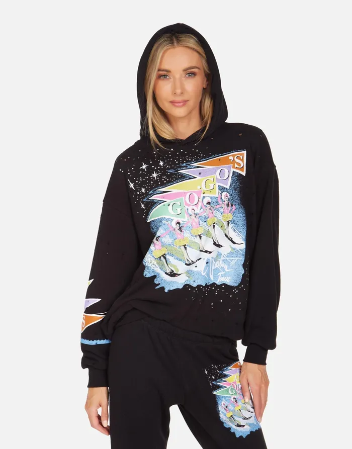 Harmony The GOGO039s Vacation Tour Black Women039s Lauren Moshi Hoodies