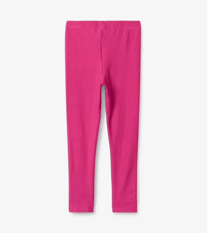 Hatley Bottoms Girls Girls Magenta Cozy Leggings