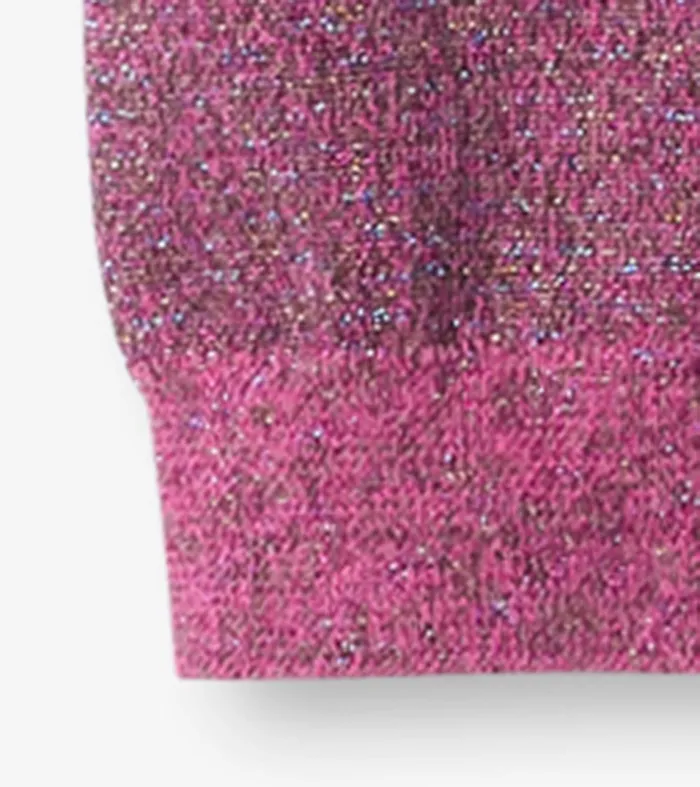 Hatley Bottoms Girls Girls Pink Glitter Knit Leggings