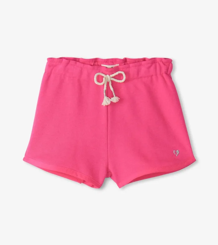 Hatley Bottoms Girls Girls Pink Paper Bag Shorts