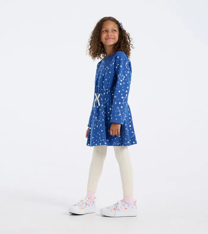 Hatley Dresses Girls Girls Constellations Waist Terry Dress