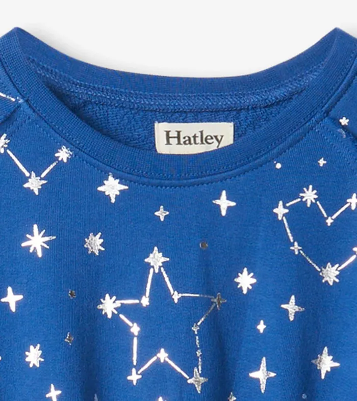 Hatley Dresses Girls Girls Constellations Waist Terry Dress