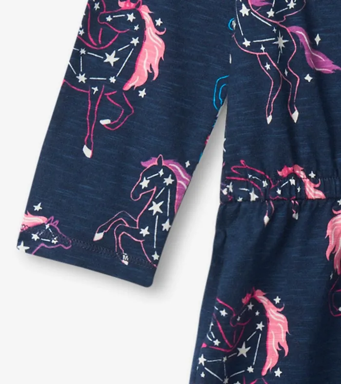 Hatley Dresses Girls Pegasus Constellations Drop Waist Dress