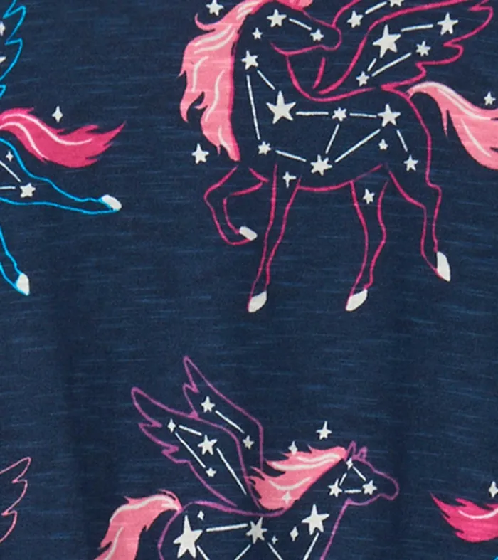 Hatley Dresses Girls Pegasus Constellations Drop Waist Dress