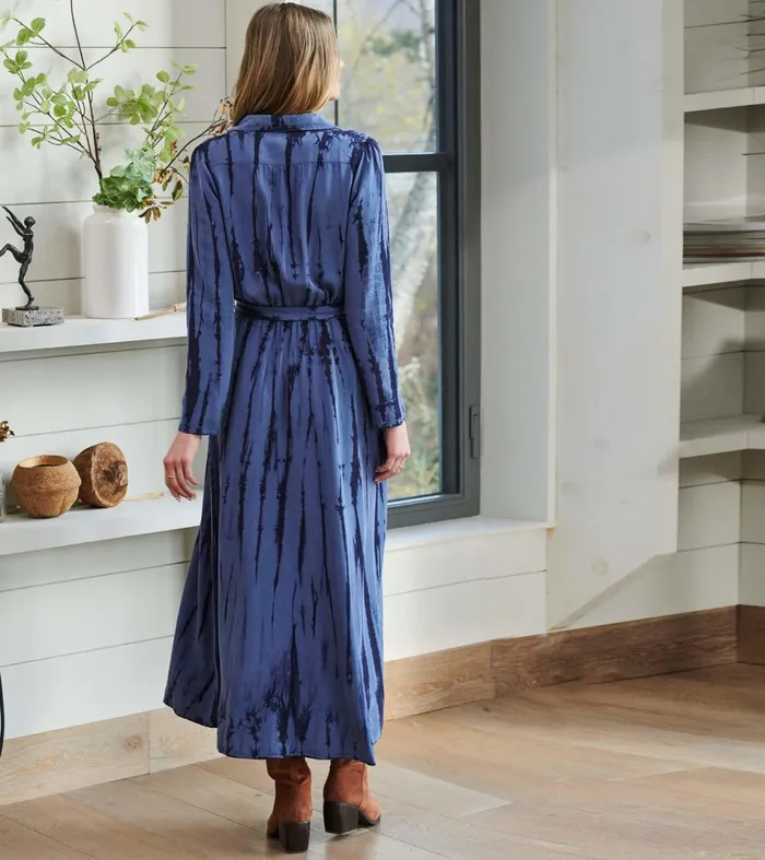 Hatley Dresses Women Maxi Shirt Dress 8211 Into The Deep
