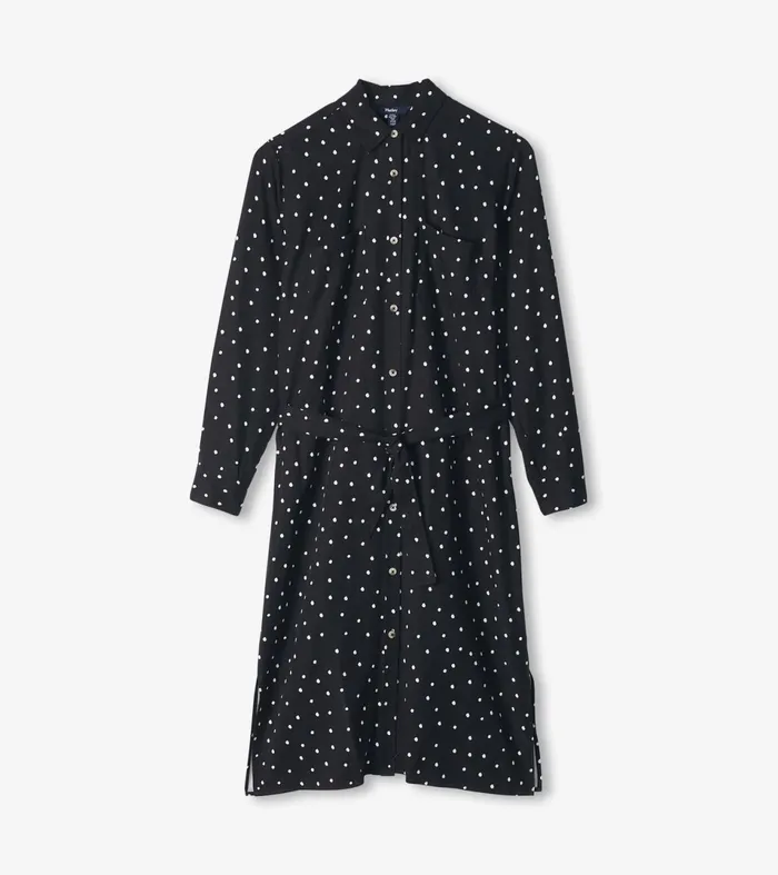 Hatley Dresses Women Midi Shirt Dress 8211 Classic Spots