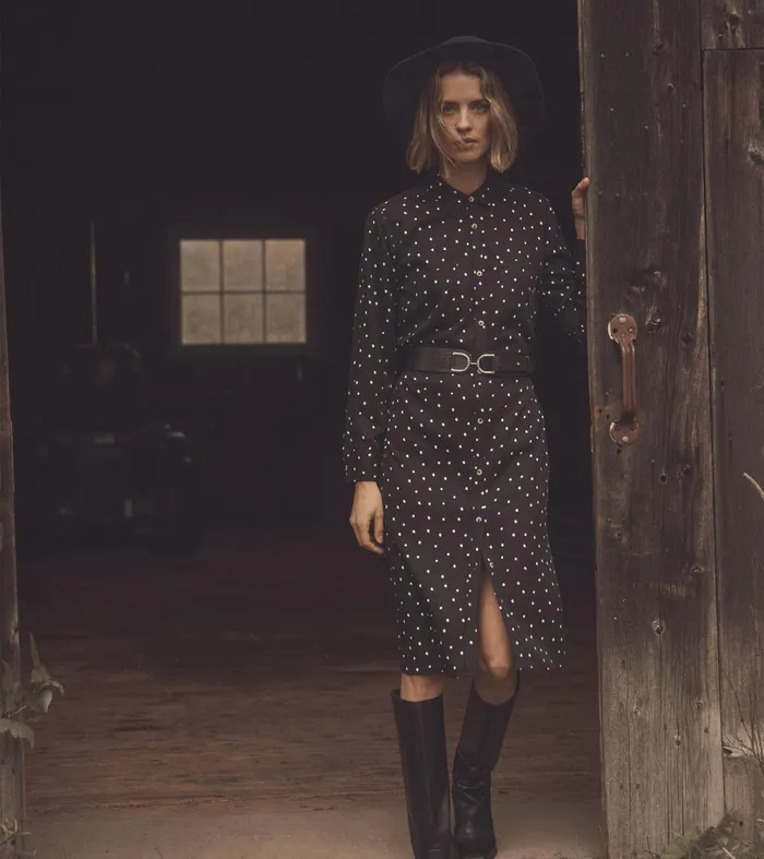 Hatley Dresses Women Midi Shirt Dress 8211 Classic Spots
