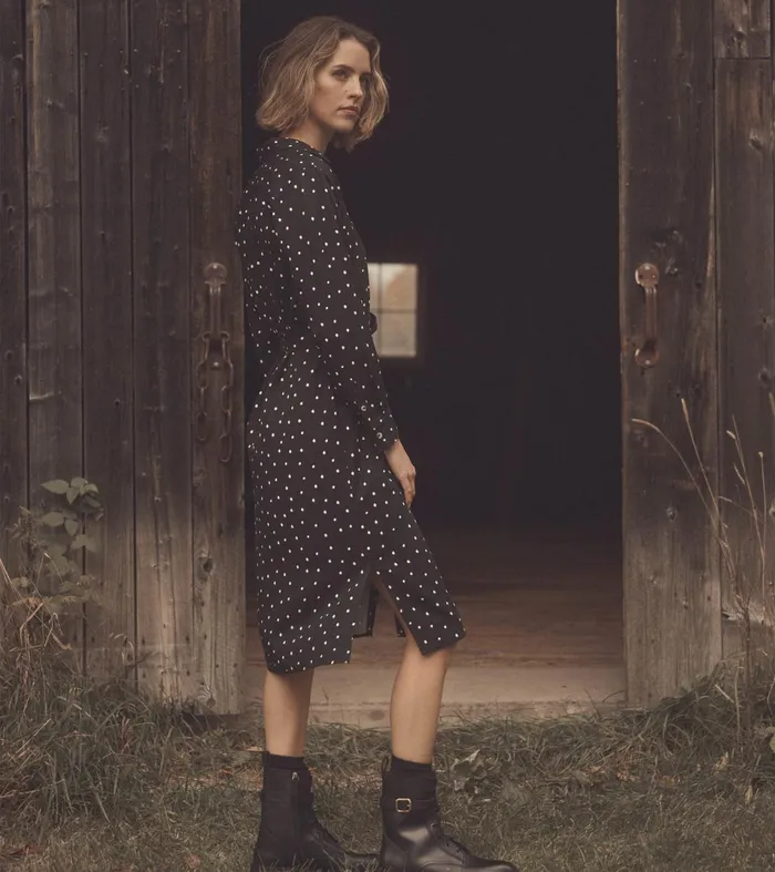 Hatley Dresses Women Midi Shirt Dress 8211 Classic Spots