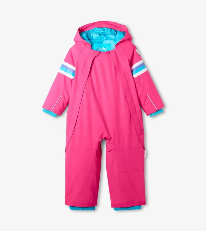 Hatley Outerwear GirlsBaby and Toddler Pink Toddler Snowsuit