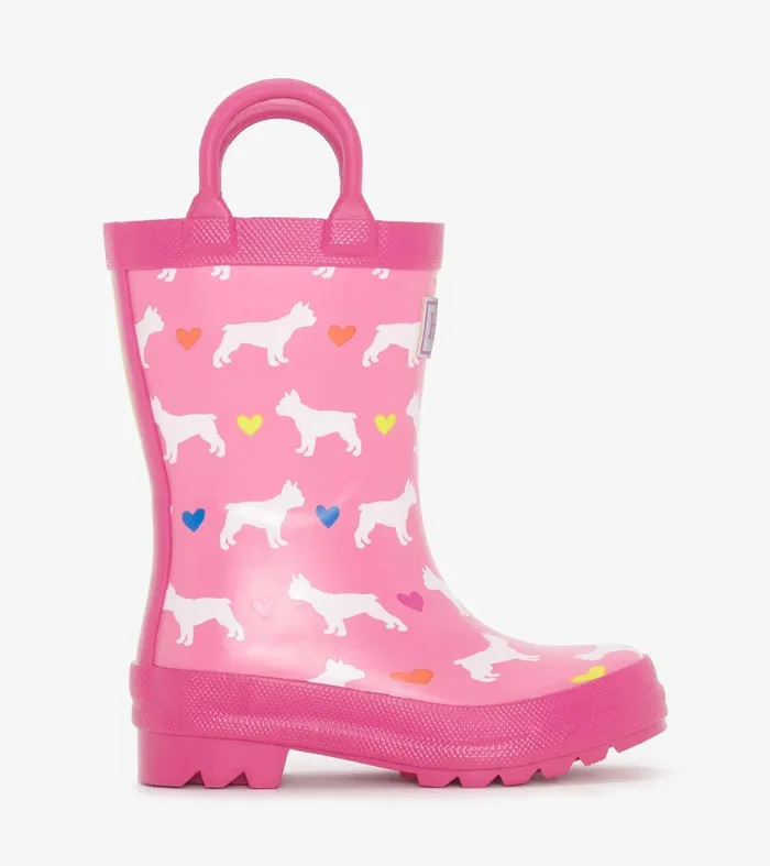Hatley Rainwear Baby and Toddler Toddler Girls French Bulldogs Rain Boots