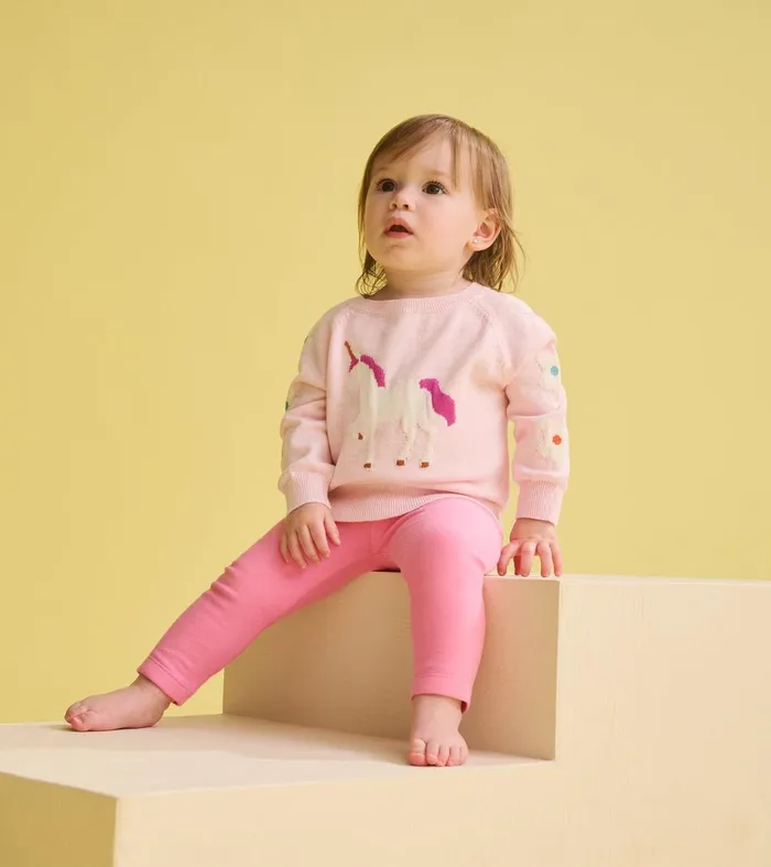 Hatley Sweaters Baby and Toddler Baby and Toddler Girls Fall Unicorns Sweater