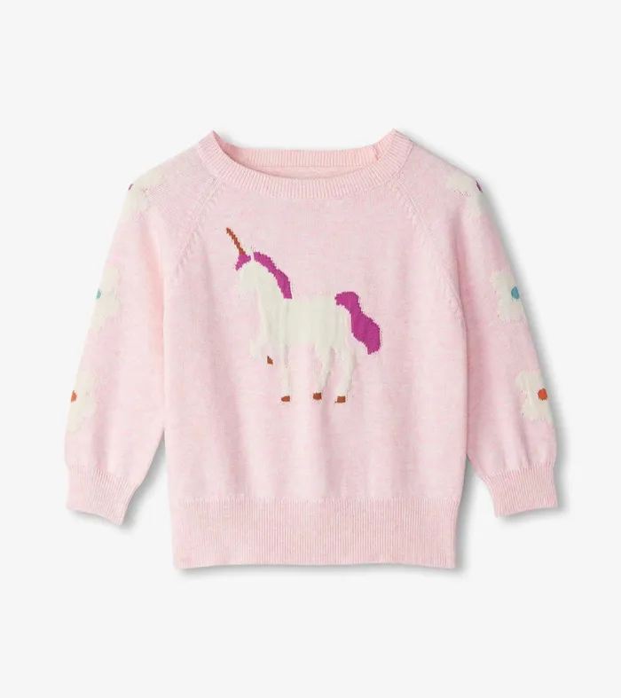 Hatley Sweaters Baby and Toddler Baby and Toddler Girls Fall Unicorns Sweater