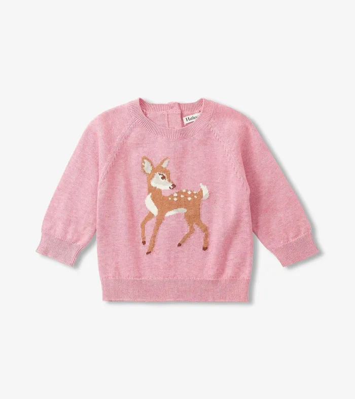 Hatley Sweaters Baby and Toddler Baby Girls Baby Doe Pullover Sweater and Pants