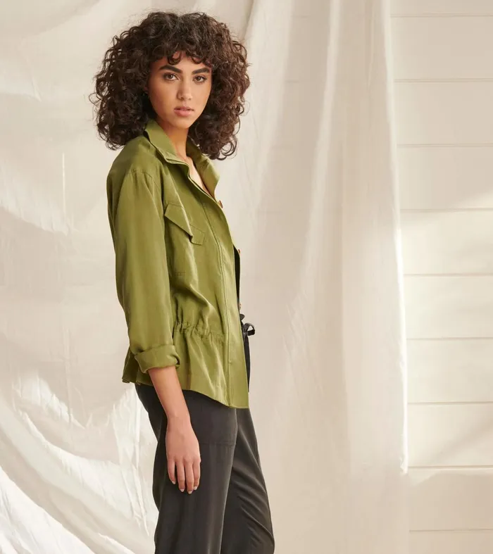 Hatley Sweaters Women Camden Jacket 8211 Lodan Green