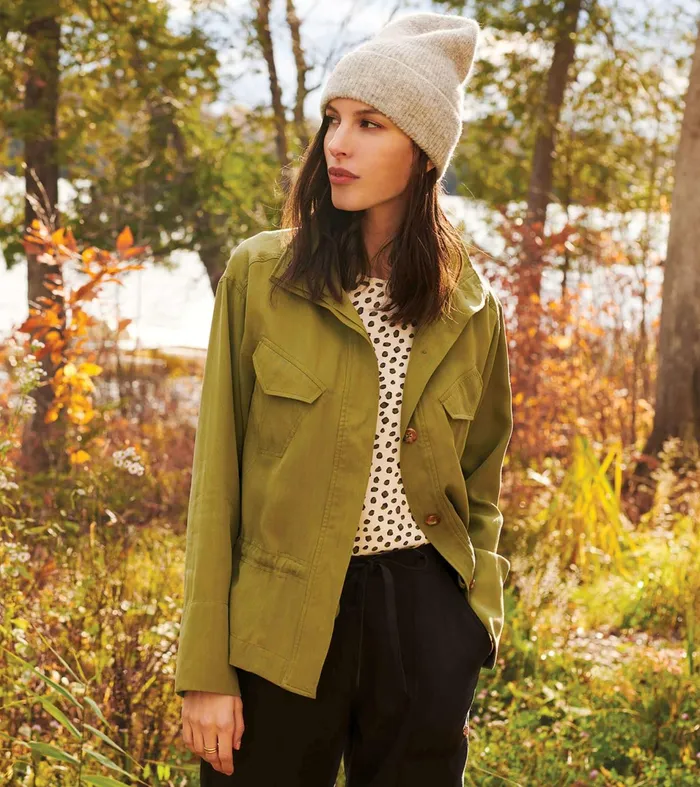 Hatley Sweaters Women Camden Jacket 8211 Lodan Green