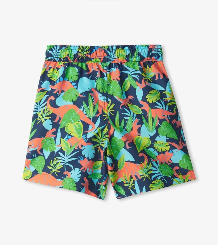 Hatley Swimwear Boys Boys Dino Jungle Swim Trunks