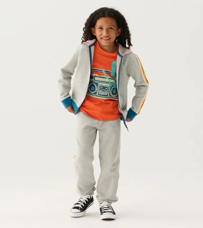 Hatley Tops Boys Boys Boombox Glow In The Dark Graphic Tee