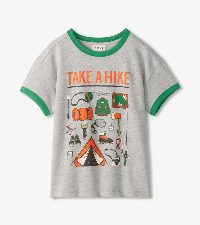 Hatley Tops Boys Boys Take A Hike Graphic Tee