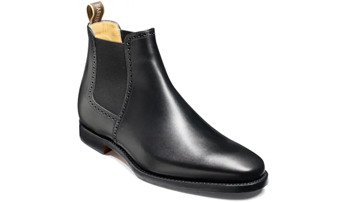 Hawkin 8211 Black Calf Mens Barker Shoes Mens Boots