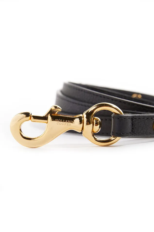 HC Slim Dog Lead Black Women Holland Cooper Dog Leads