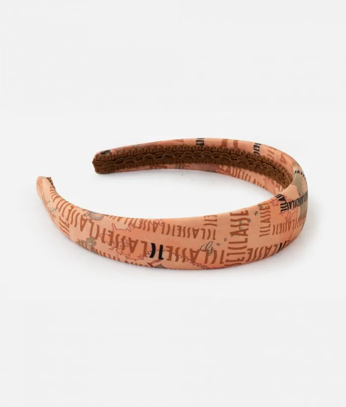 Headband With Logomania Print Geo Classic Woman Alviero Martini Other Accessories
